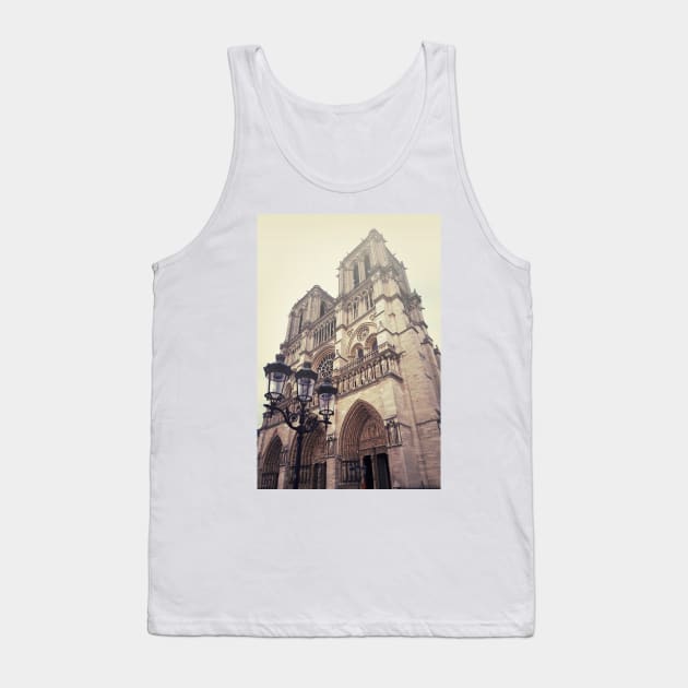 Notre Dame de Paris Tank Top by psychoshadow